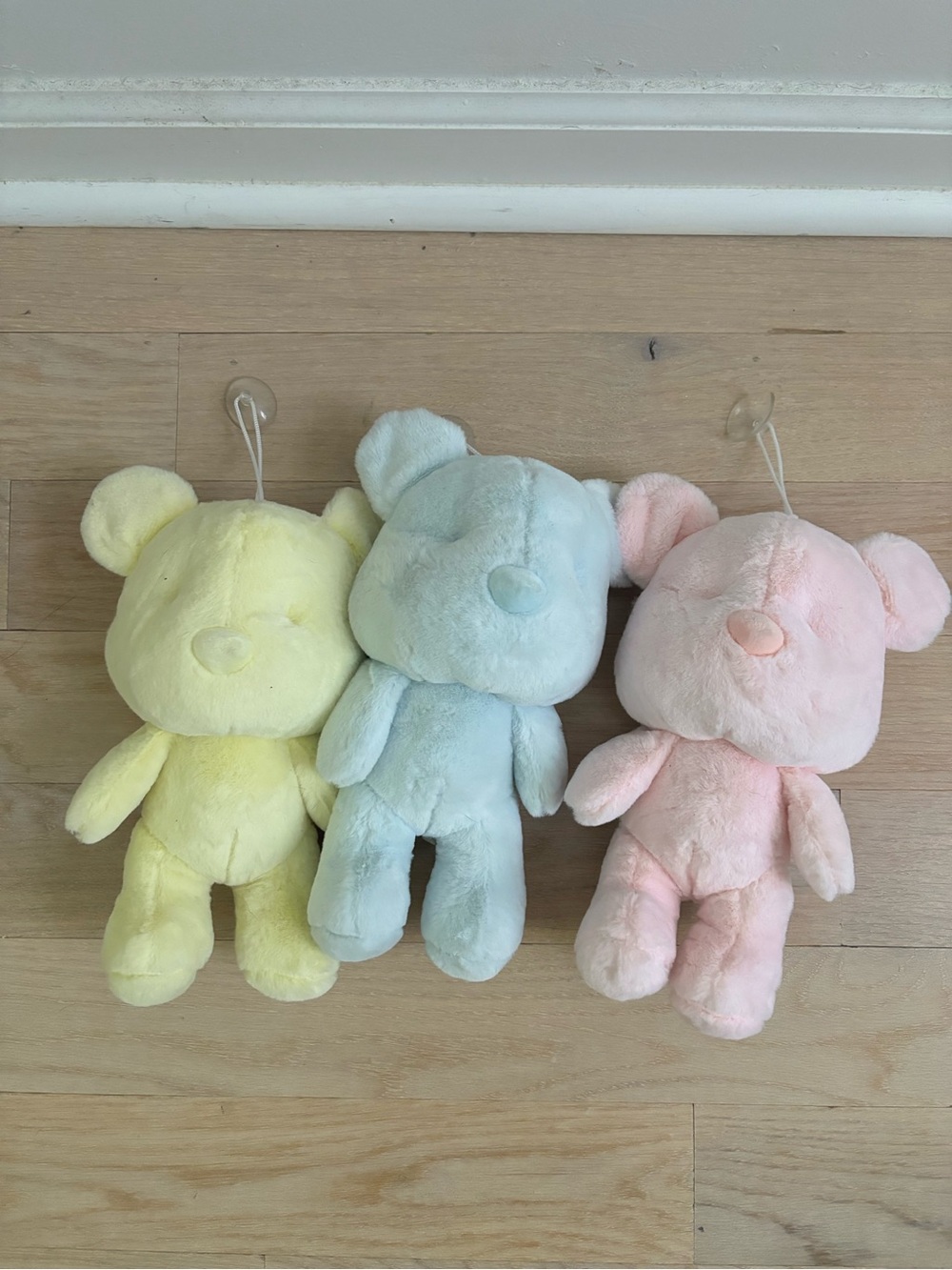 Pastel bear plushies